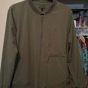 Banana Republic Green Bomber Jacket